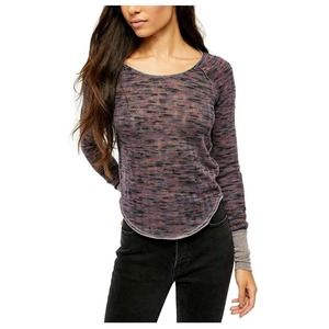 Free People We The Free Spaced Out Space Dye Long Sleeve Shirt